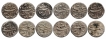 Complete Twelve Month Silver Coins of Jahangir of Patna Mint.