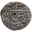 Extremely Rare Silver Half Rupee Coin of Aurangzeb of Junagadh Mint.