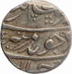 Silver One Rupee Coin of Aurangzeb of Lakhnau Mint.