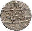 Silver One Rupee Coin of Aurangzeb of Lakhnau Mint.