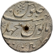 Silver One Rupee Coin of Farrukhsiyar of Machhlipattan Mint.