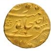 Exceedingly Rare Gold Mohur Coin of Farrukhsiyar of Ahsanabad Mint.