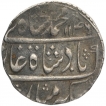 Silver One Rupee Coin of Muhammad Shah of Muhammadabad Banaras Mint.