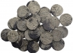 Lot of Thirty Seven Silver Rupee Coins of Shahjahan & Aurangzeb of Different Mints.