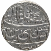 Silver One Rupee Coin of Ahmadnagar Farrukhabad Mint of Farrukhabad.