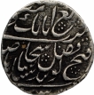 Silver One Rupee Coin of Ranjit Singh of Lahore Dar ul Saltana Mint of Sikh Empire.