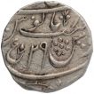 Silver One Rupee Coin of Qita Bareli Mint of Awadh.