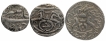 Set of Three  Silver Coins of Nasir ud din Haidar of Lakhnau Mint of Awadh.