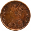 Copper One Twelfth Anna Coin of Victoria Queen of Calcutta Mint of 1874.