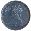 Copper One Twelfth Anna Coin of Victoria Queen of Bombay Mint of 1875.