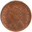 Copper One Twelfth Anna Coin of Victoria Queen of Calcutta Mint of 1876.