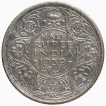 Silver Half Rupee Coin of King George VI of Bombay Mint of 1939.