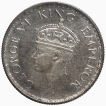 Silver Half Rupee Coin of King George VI of Bombay Mint of 1939.