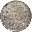 Silver One Rupee Coin of King William IIII of Calcutta Mint of 1835.