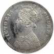 Silver One Rupee Coin of Victoria Empress of Bombay Mint of 1883.