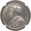 Silver One Rupee Coin of King George V of Bombay Mint of 1919.