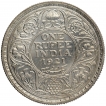 Silver One Rupee Coin of King George V of Bombay Mint of 1921.