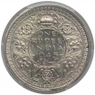 Silver One Rupee Coin of King George VI of Bombay Mint of 1945.