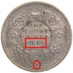 Silver One Rupee Coin of King George VI of Lahore Mint of 1945.