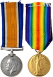 A Great First World War Medal pair awarded to G H Gothard.