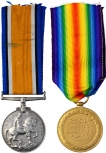 A Great First World War Medal pair awarded to G H Gothard.