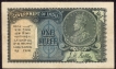 One Rupee Note of King George V Signed by J.W. Kelly of 1935.