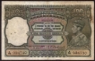 One Hundred Rupees Bank Note of King George VI signed by C.D. Deshmukh of 1938.