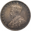 Error Brockage Lakhi coin of Silver Rupee of King George V.