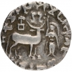 Silver Drachma Coin of Amoghbuti of Kuninda Dynasty.