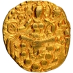 Gold Dinar Coin of Chandragupta II of Gupta Dynasty of Archer type.