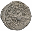 Silver Drachma Coin of Skandagupta of Gupta Dynasty of Madhyadesha type.