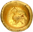 Exceedingly Rare Gold Navilachchina Are Hana Coin of Chalukyas of Kalyana.