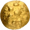 Exceedingly Rare Gold Navilachchina Are Hana Coin of Chalukyas of Kalyana.