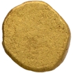 Exceedingly Rare Gold Navilachchina Haga Coin of Chalukyas of Kalyana.