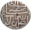 Silver Quarter Tanka Coin of Shams ud din Muzaffar II of Gujarat Sultanate.