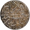 Sillver One Rupee Coin of Akbar of Jaunpur Mint.