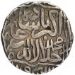 Silver One Rupee Coin of Akbar of Narnol Mint.