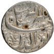 Silver One Rupee Coin of Jahangir of Akbarnagar Mint.