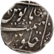 Silver Half Rupee Coin of Aurangzeb Alamgir of Junagadh Mint.