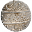 Very Rare Silver One Rupee Coin of Farrukhsiyar of Nusratabad Mint.