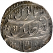 Silver One Rupee of Rafi ud Darjat of Gwaliar Mint.