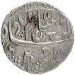 Silver One Rupee Coin of Bisauli Mint of Rohilkhand Kingdom.