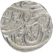 Silver One Rupee Coin of Mustafabad Mint of Rohilkhand.