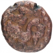 Extremely Rare Copper Paravai Kasu Coin of Travancore.