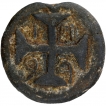 Tin Twenty Bazarucos Coin of Maria I of Indo Portuguese.