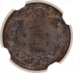 Bronze One Twelfth Anna Coin of King Edward VII of Calcutta Mint of 1906.