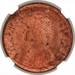 Copper Half Pice Coin of Victoria Empress of Calcutta Mint of 1890.