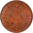 Copper Half Pice Coin of Victoria Empress of Calcutta Mint of 1895.