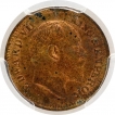 Bronze Half Pice Coin of King Edward VII of Calcutta Mint of 1907.