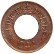 Bronze One Pice Coin of King George VI of Lahore Mint of 1944.